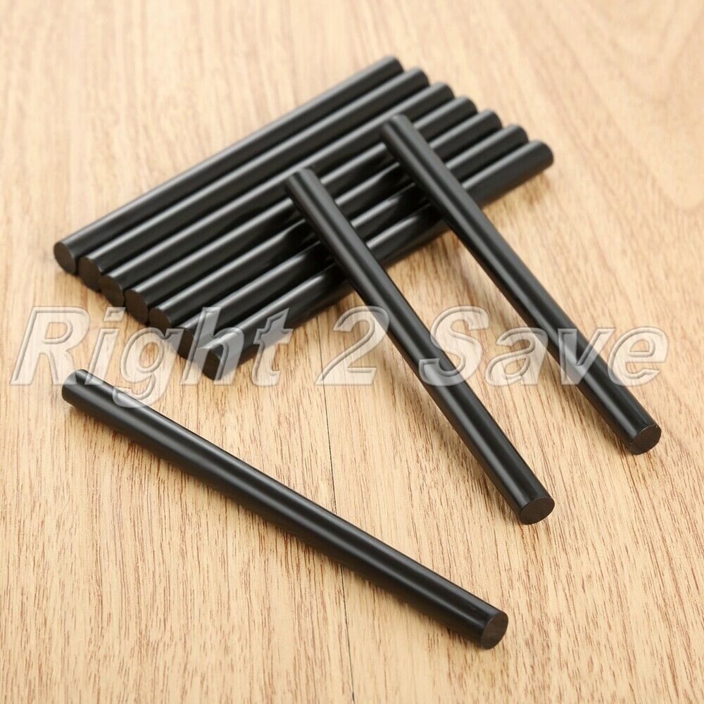 10Pcs 7mm*100mm Hot Melt Glue Gun Sticks EVA Glitter Powder Black DIY Art Crafts