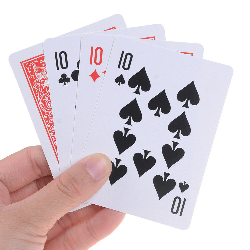 4 Cards Transformer magic tricks 10 to A card magic props 10 change magic.l8