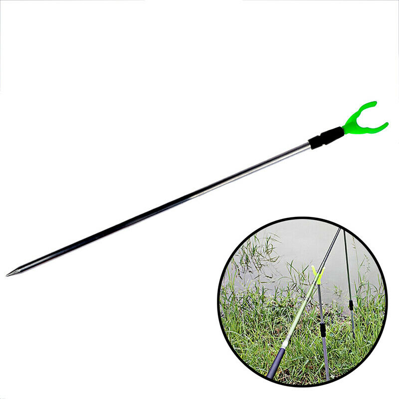 1pc Adjustable Telescopic Fishing Holder Aluminium Fishing Rod V Holder R .l8