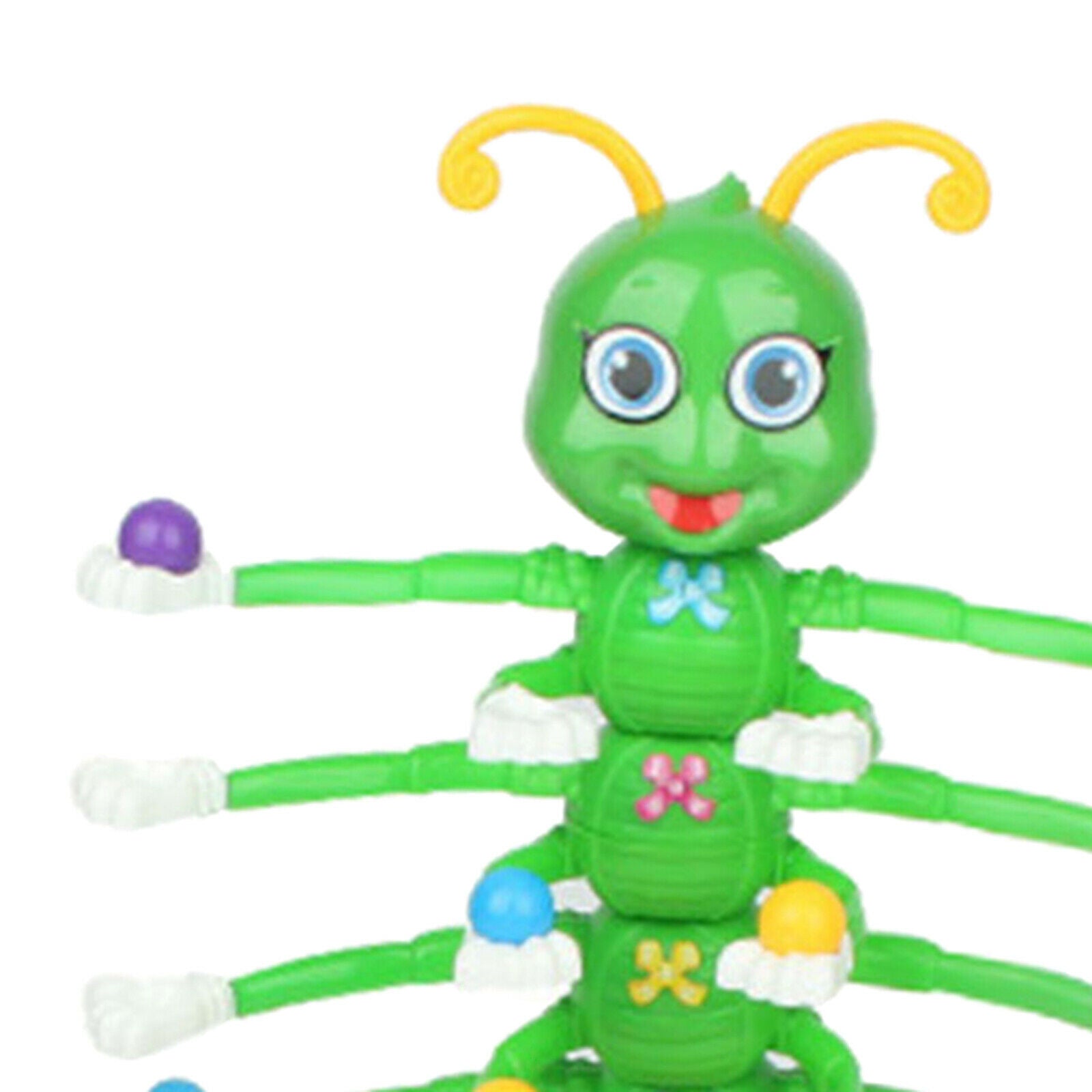 Electric Green Smile Caterpillar Balance Board Game Wiggle Toys Games Props