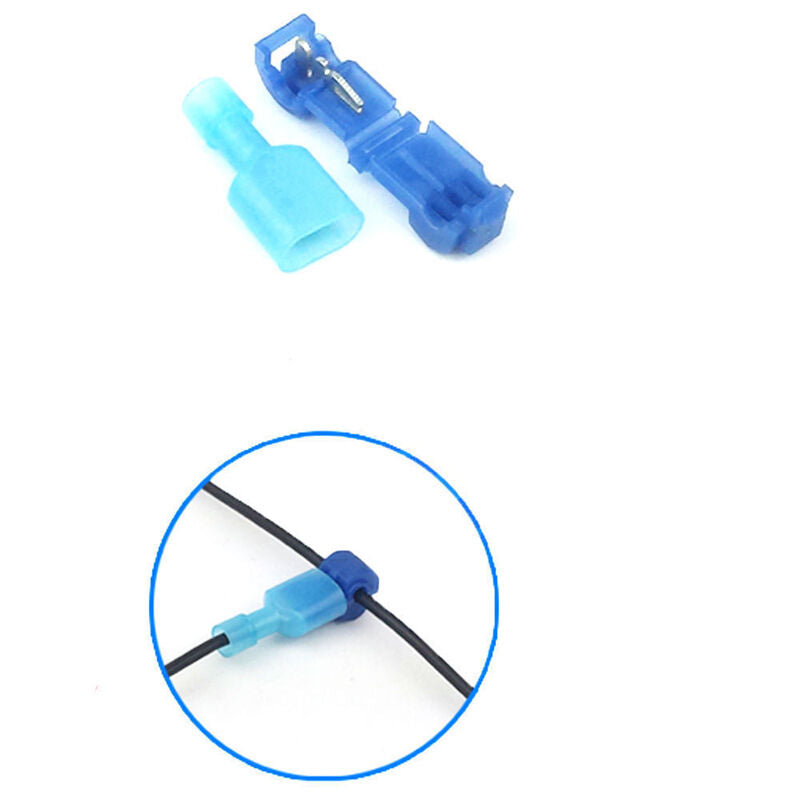 50pcs Terminals Connectors Quick Splice Lock Wire T Tap lock Cable