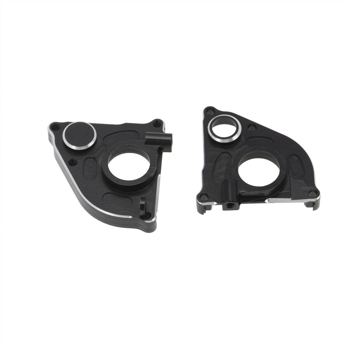 1Pair for Rcing car Axial SCX24 90081 Aluminum Middle Gearbox Cover Black Newest