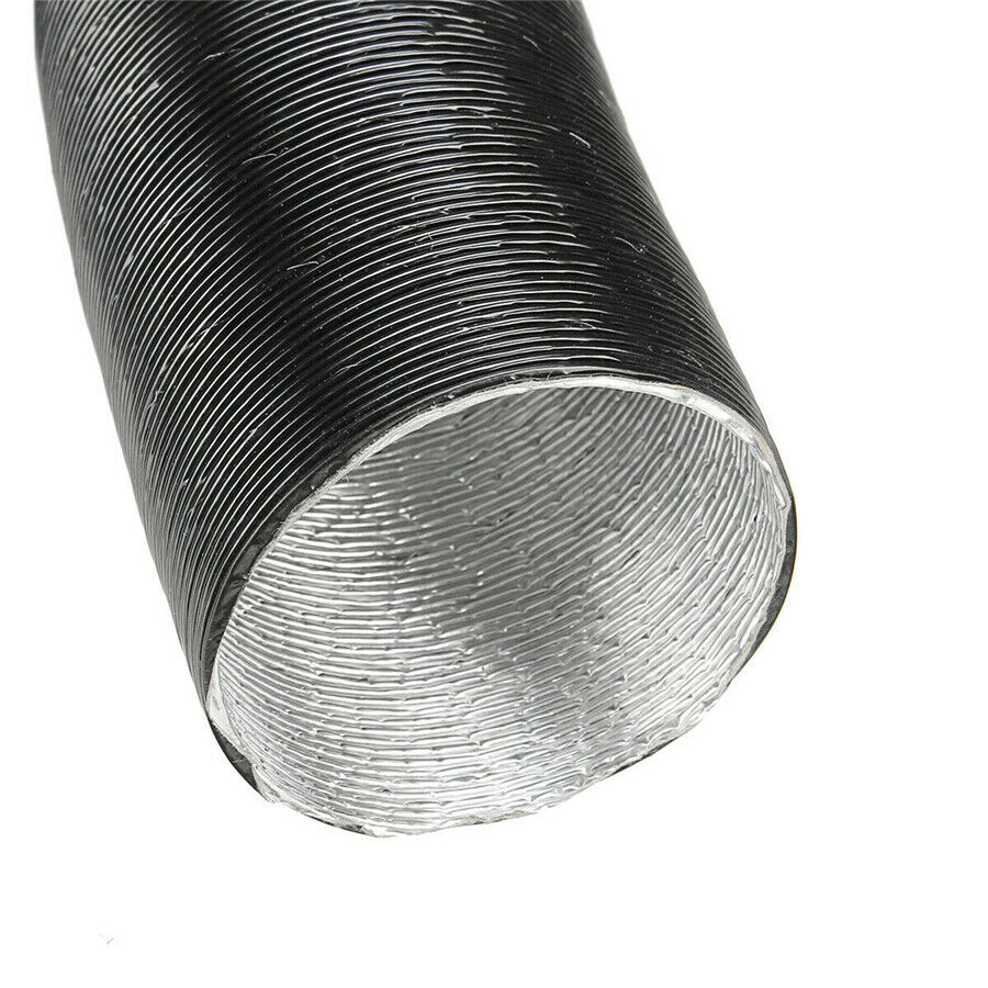 Car Heater 75mm/2.95in Heater Pipe Duct + Warm Air Outlet + Y Branch + Hose Clip