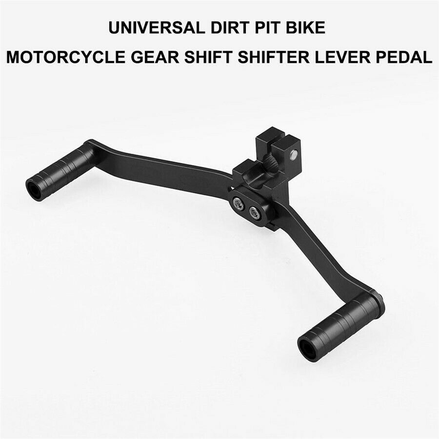 1 Pc Black High Quality Aluminum Alloy Replacing Dual Way Foot Gear Shift Lever