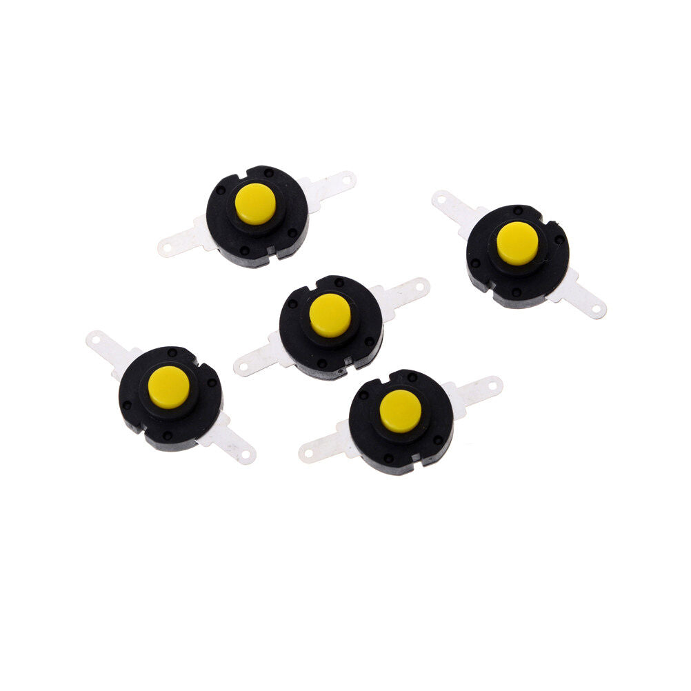 5Pcs Flashlight Switch Self-locking Round Twisted Switch DIY Electronic Switch