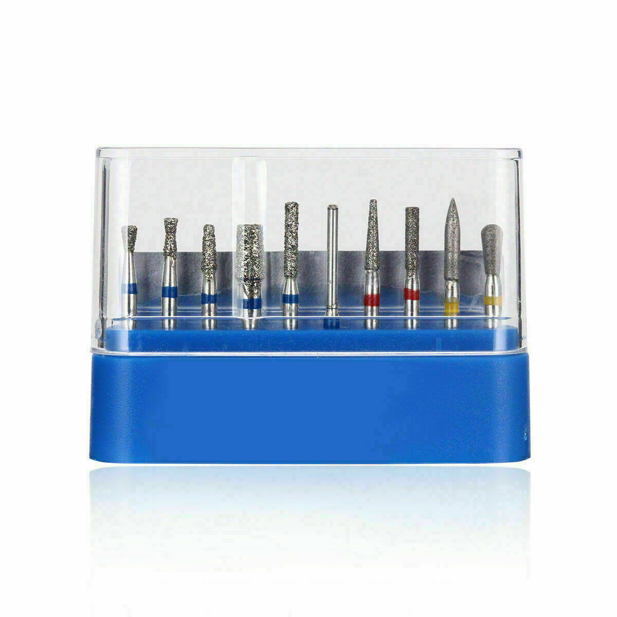 30 Packs AZDENT Inlay Preparation Diamond Burs Hold FG-104 Dental For Handpiece