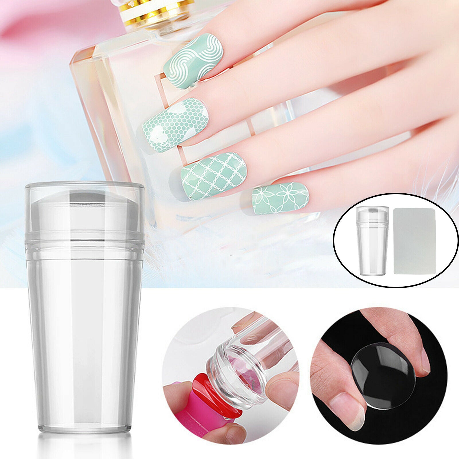Nail Stamp Tool Nail Stamp Plates Manicure Seal Nail Art Seal for Decorate