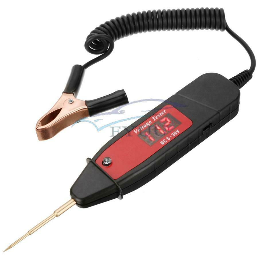 Car Electric Voltage Light Circuit Tester Light Test Pen Detector Probe 5-36V