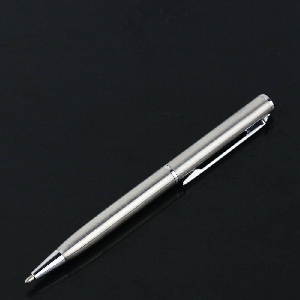 Office Ballpoint Writing Pen Stainless Steel Ball Point Student Stationery CHI
