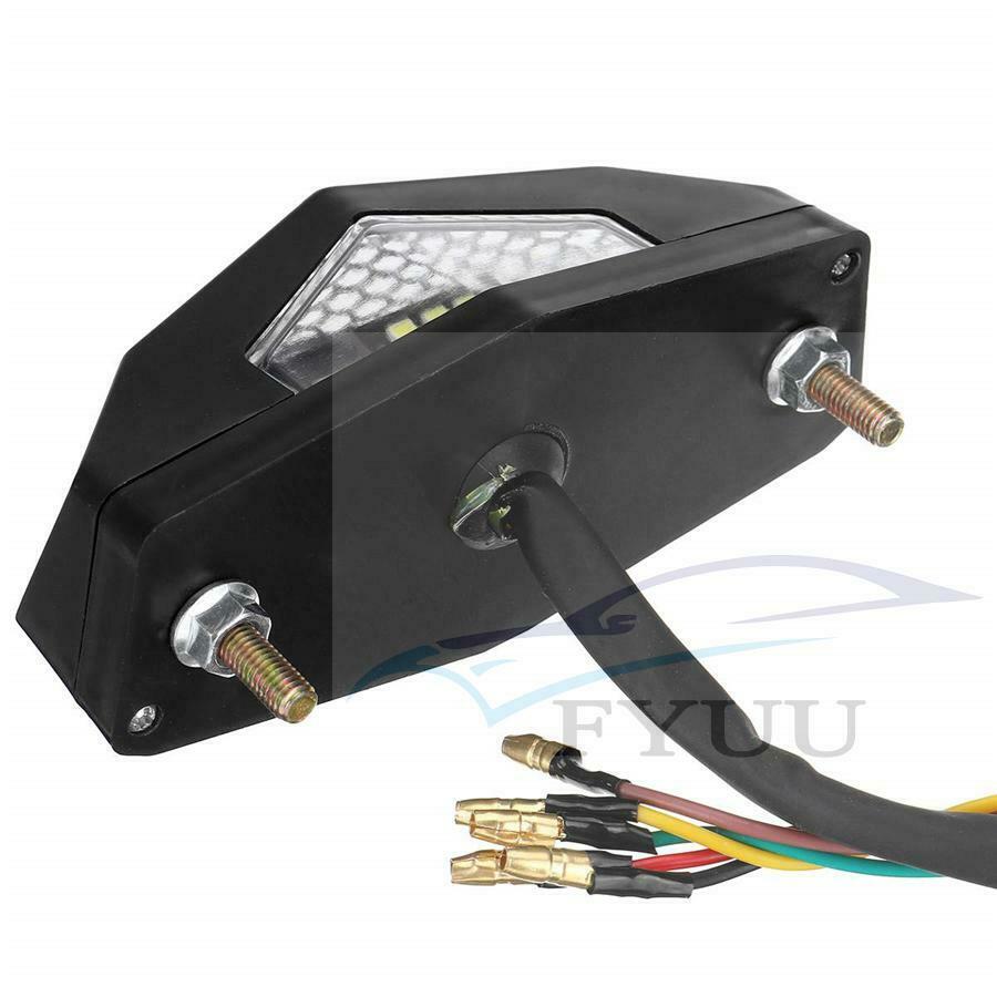 12V 5In1 Motorcycle ATV Rear Tail Brake Stop Indicator Signal Turn Signal Light