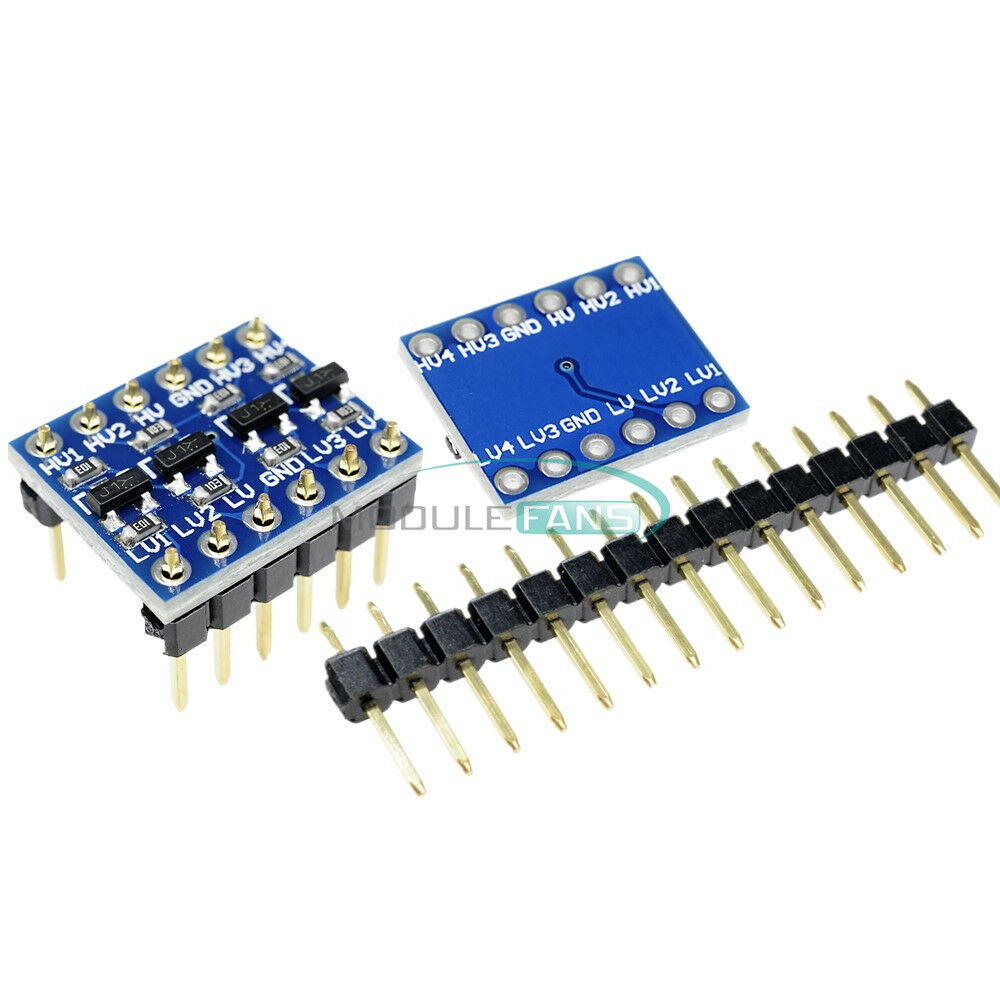 5PCS 4-Channel 5V to 3.3V IIC I2C Logic Level Converter Bi-Directional Module
