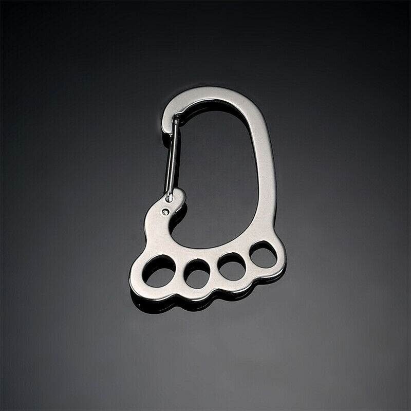 Cute Keychain Key Ring Hook Outdoor Camping Hiking Buckle Carabiner Key HoL Qx