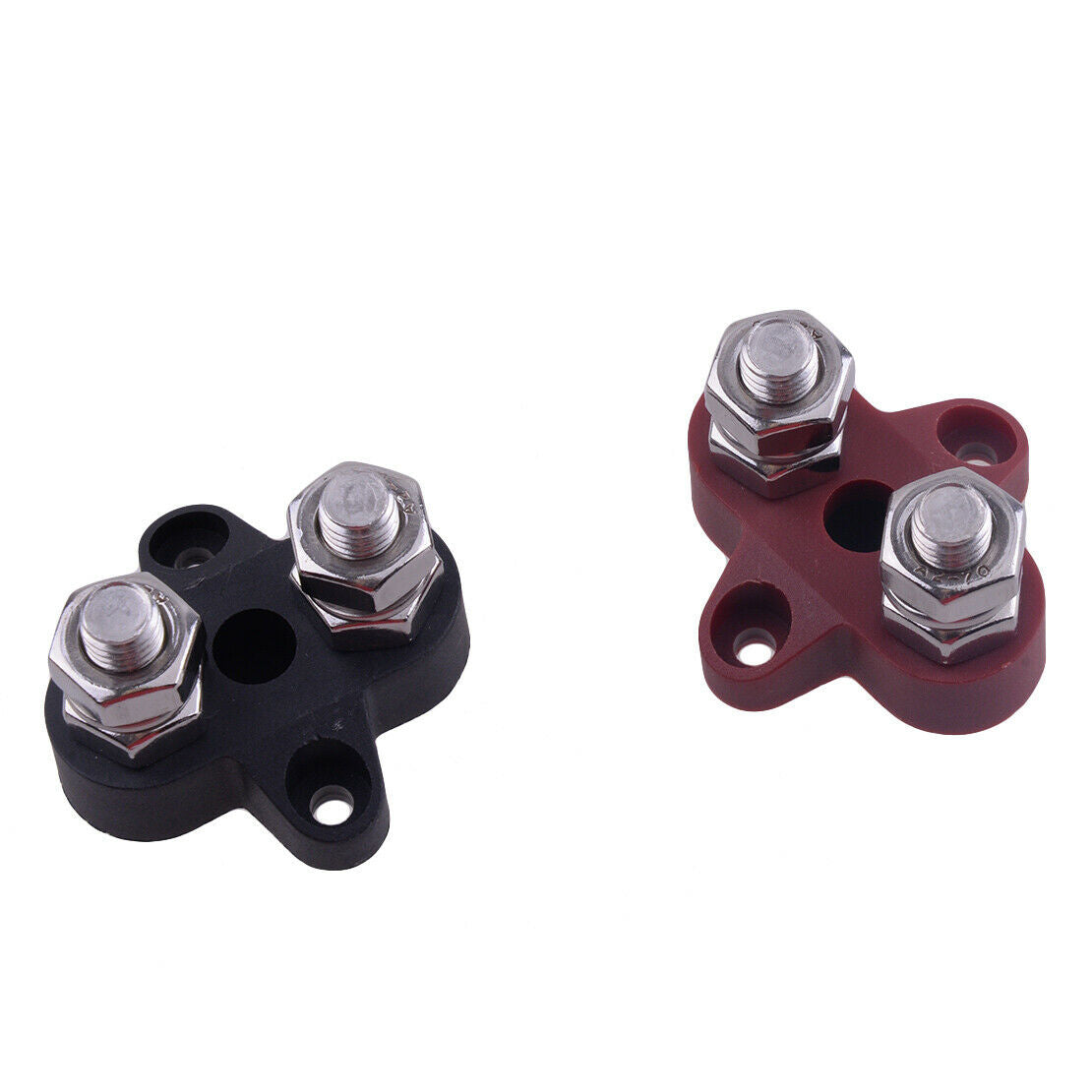 2pcs Boats Heavy Duty Junction Positive Power Distribution Studs Terminal Blocks