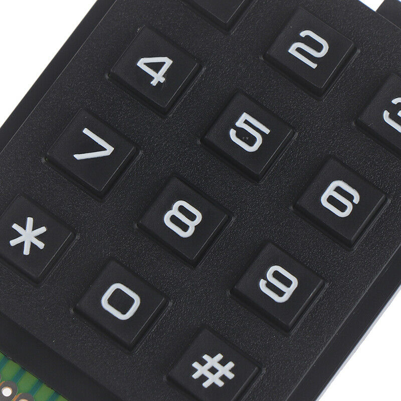 12Key Membrane Switch Keypad 3 x 4 Matrix Keyboard Module Membrane Switch Key SJ