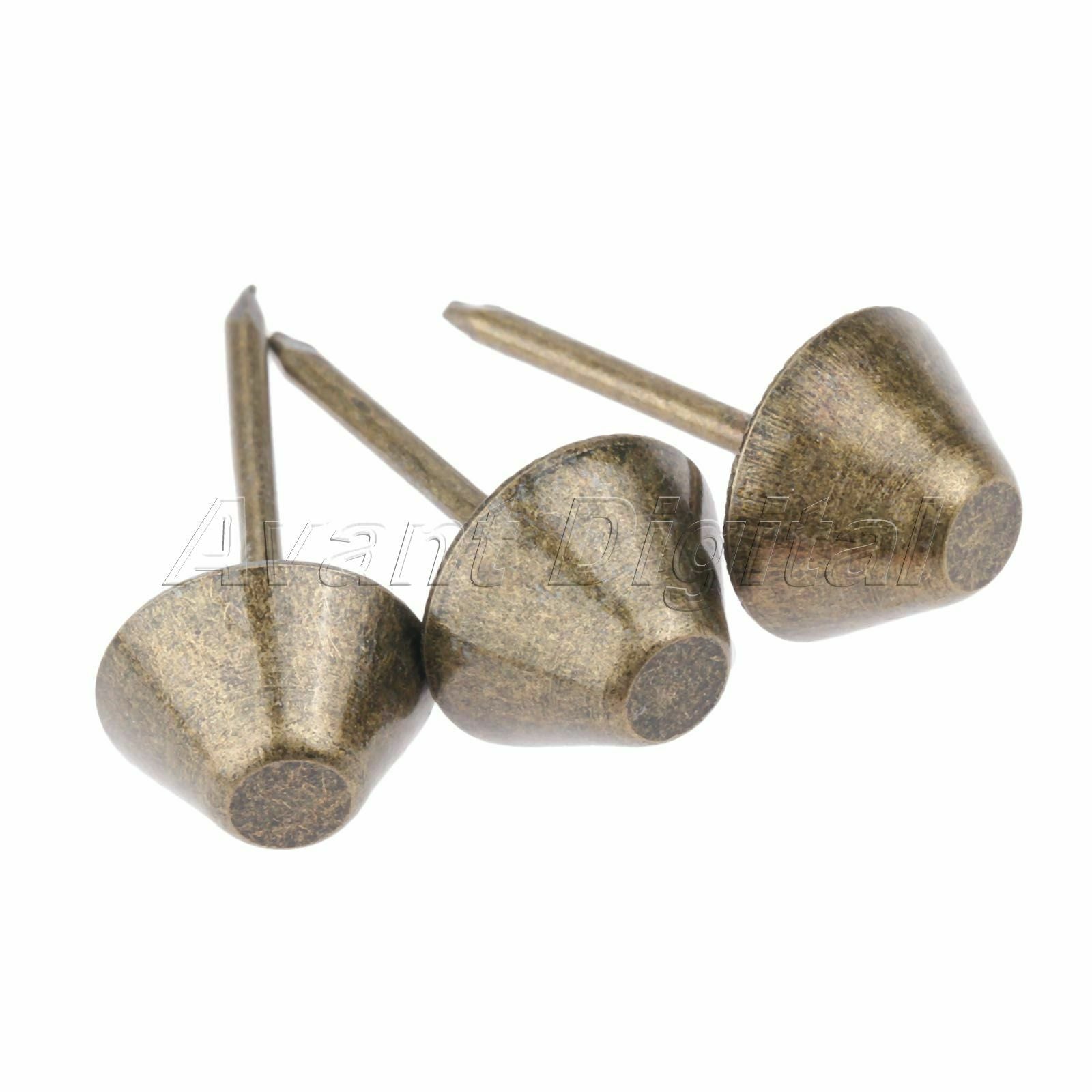 Furniture Hardware Retro Sofa Door Flat Upholstery Nails Stud Iron Tack Pins 50X