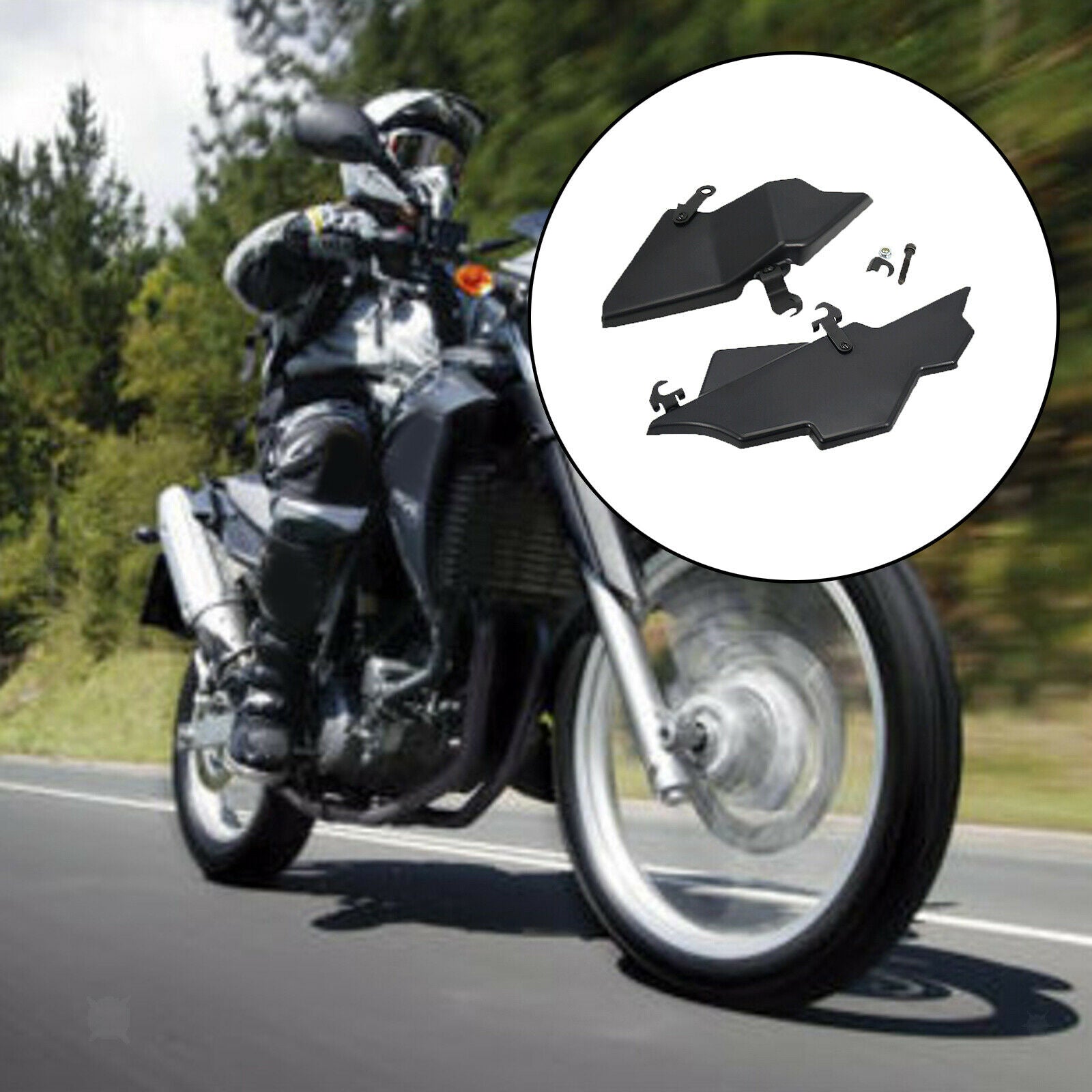 1 Set ABS Splash Guards Spoilers Deflector Supplies for BMW R1200RT LC 14-18