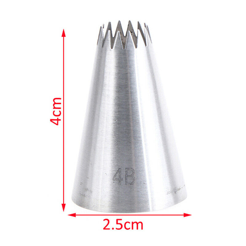 4B# Icing Piping Nozzles Nozzles Pastry Tips Cookies Cake Decorating Too.l8