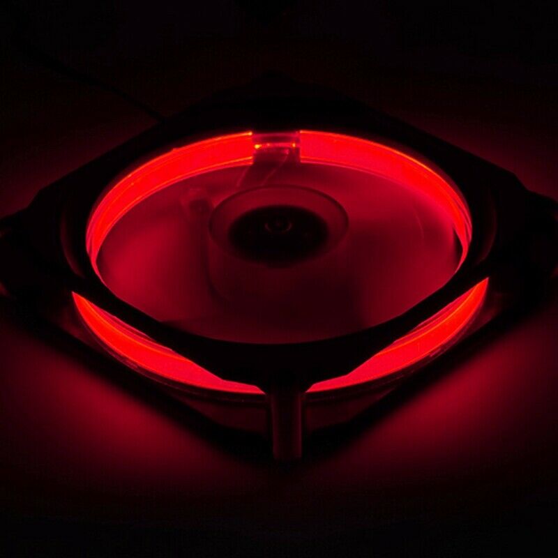 2X(KEEPRO LED Case Fan 120Mm Fans Silent Sleeve Bea 3Pin Desktop PC Fan ComH6U8)
