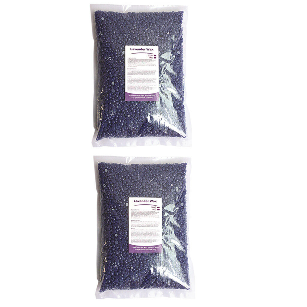 1Kg No Strip Hard Wax Bean for Painless Hair Removal Smooth Arm Leg Facial and