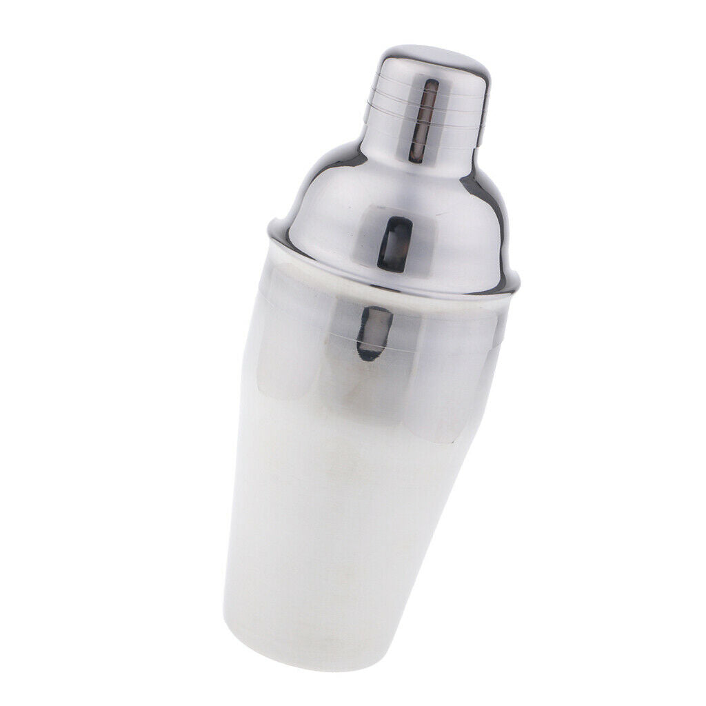 Stainless Steel Cocktail Shaker Tin Wine Drink Mixer Barware Tool 550ml
