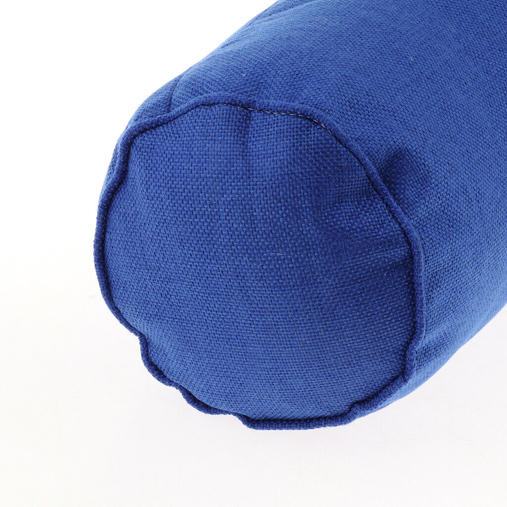 2cs Breathable Car Neck Pillow, Soft Cervical Round Roll Bolster Headrest