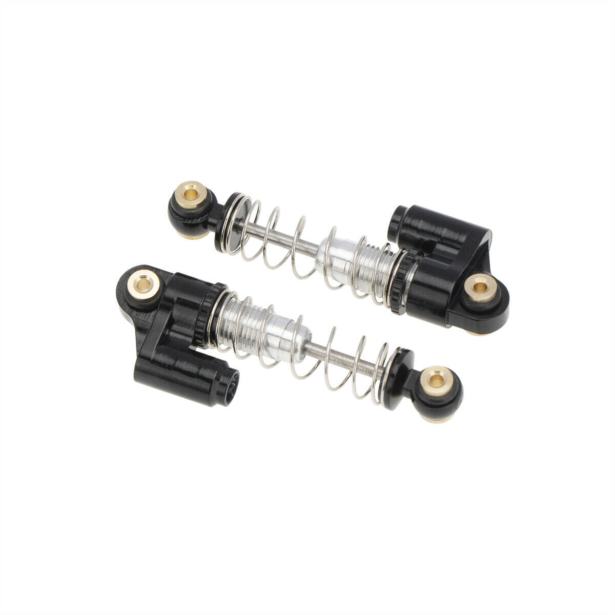 4Pcs /Pack Aluminum Threaded Shocks for Rcing Axial SCX24  Black New