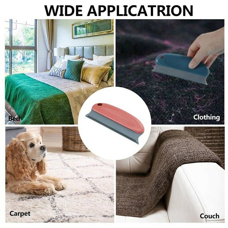 3 Pieces Pet Hair Remover Brush-Cat Dog Hair Cleaning Brush Lint Remover ComM9C4