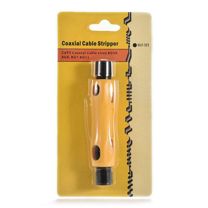 Speedy Coax Coaxial Cable Cutter Stripper Tool for RG6 RG59 RG7 RG11 Cat5/6e Tt