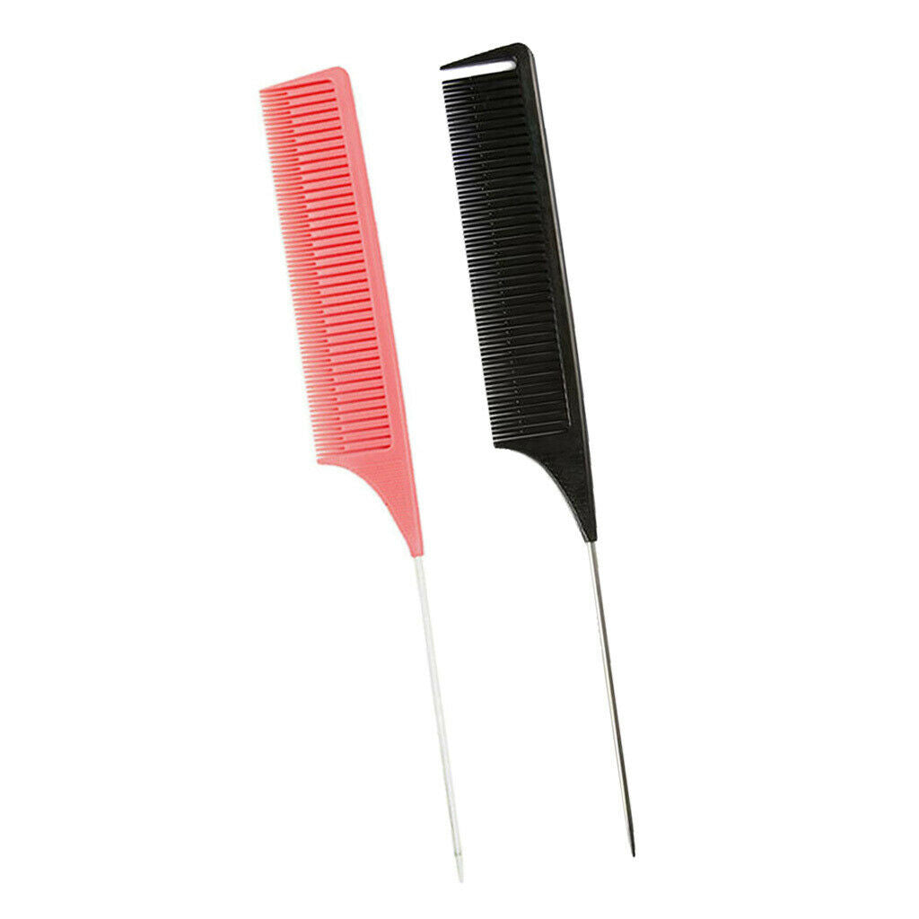 2pack Professional Weaving Highlighting Foiling Hair Comb for Hair Styling