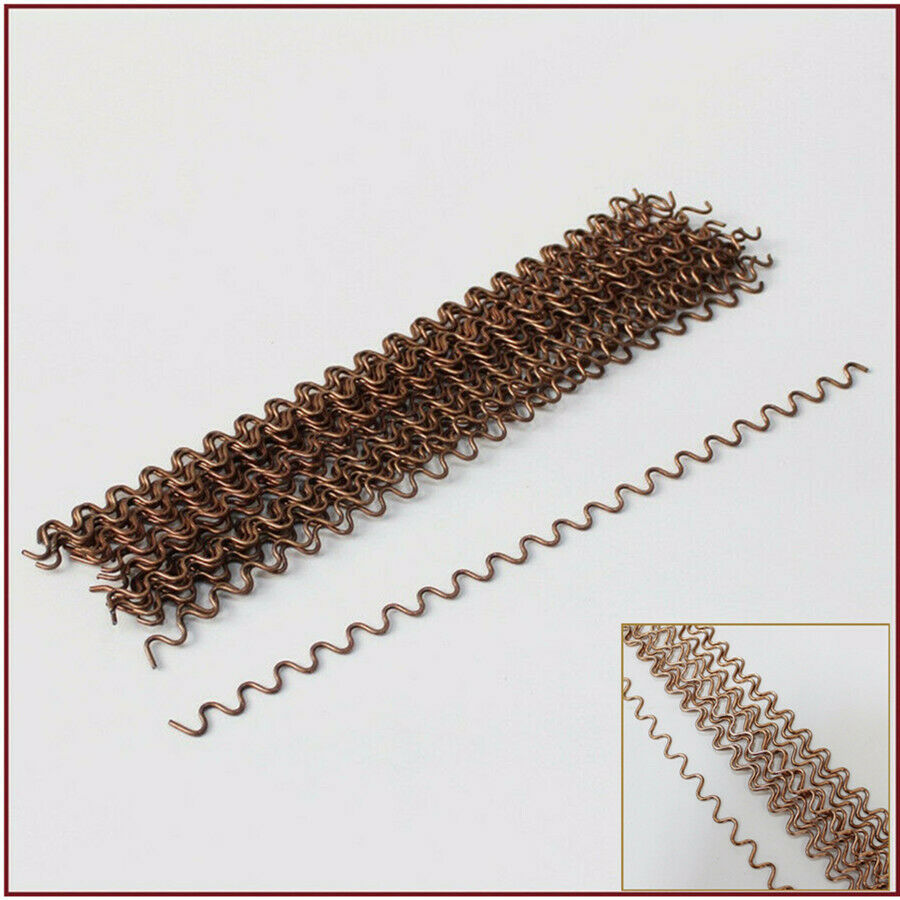 50Pcs Copper Coated Steel 13.2" Wiggle Wire Wave 2MM For Car Dent Repair Tool