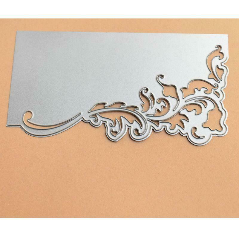 Lace Greeting Card Cover Cutting Dies Metal Stencil Scrapbooking DIY Album Stamp