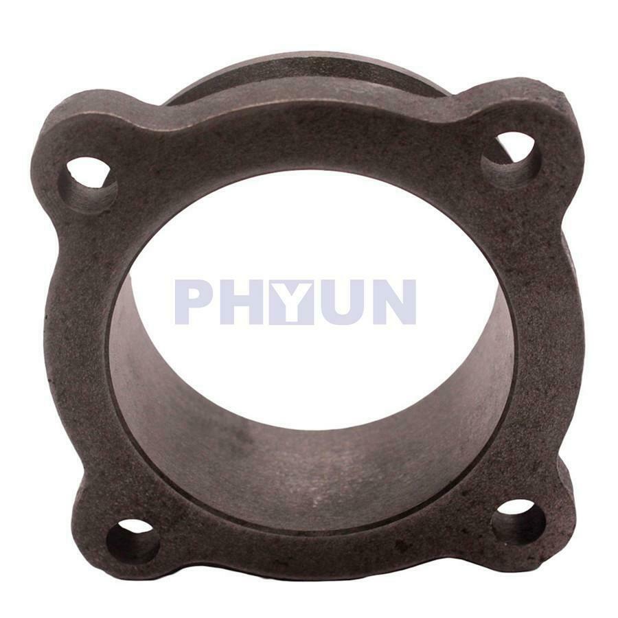 1x 4 Bolt Flange Adpater 2.5" to 2.5 Inch V Band For Car Turbo Exhaust Downpipes