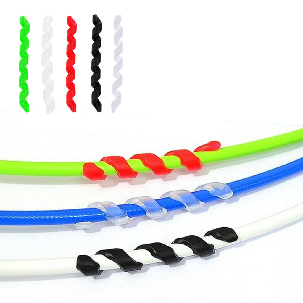 5 lot Cycling Shift Brake Cable Housing Protector Anti-friction Cycling Line