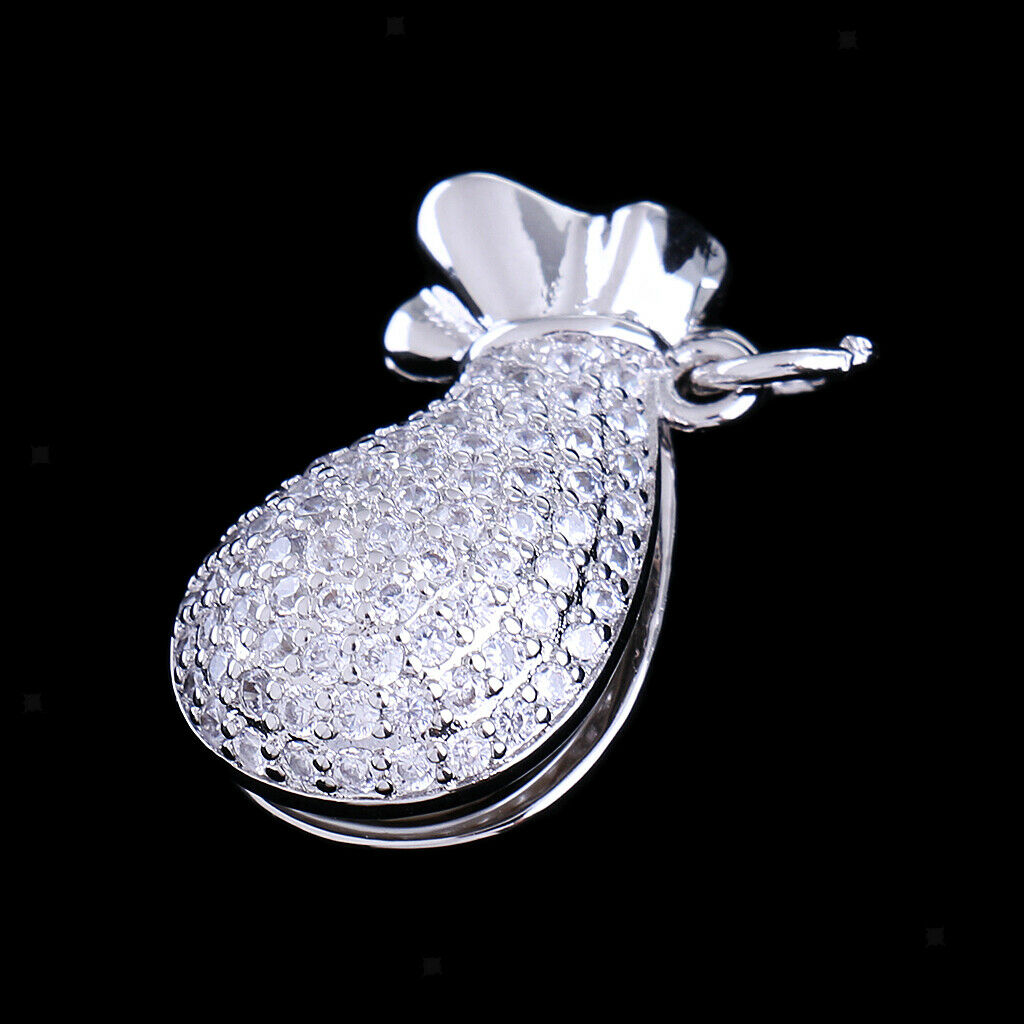 Glitter Crystal Pearls Pendant Girls Woman Fashion Jewerly Valentine's Gift