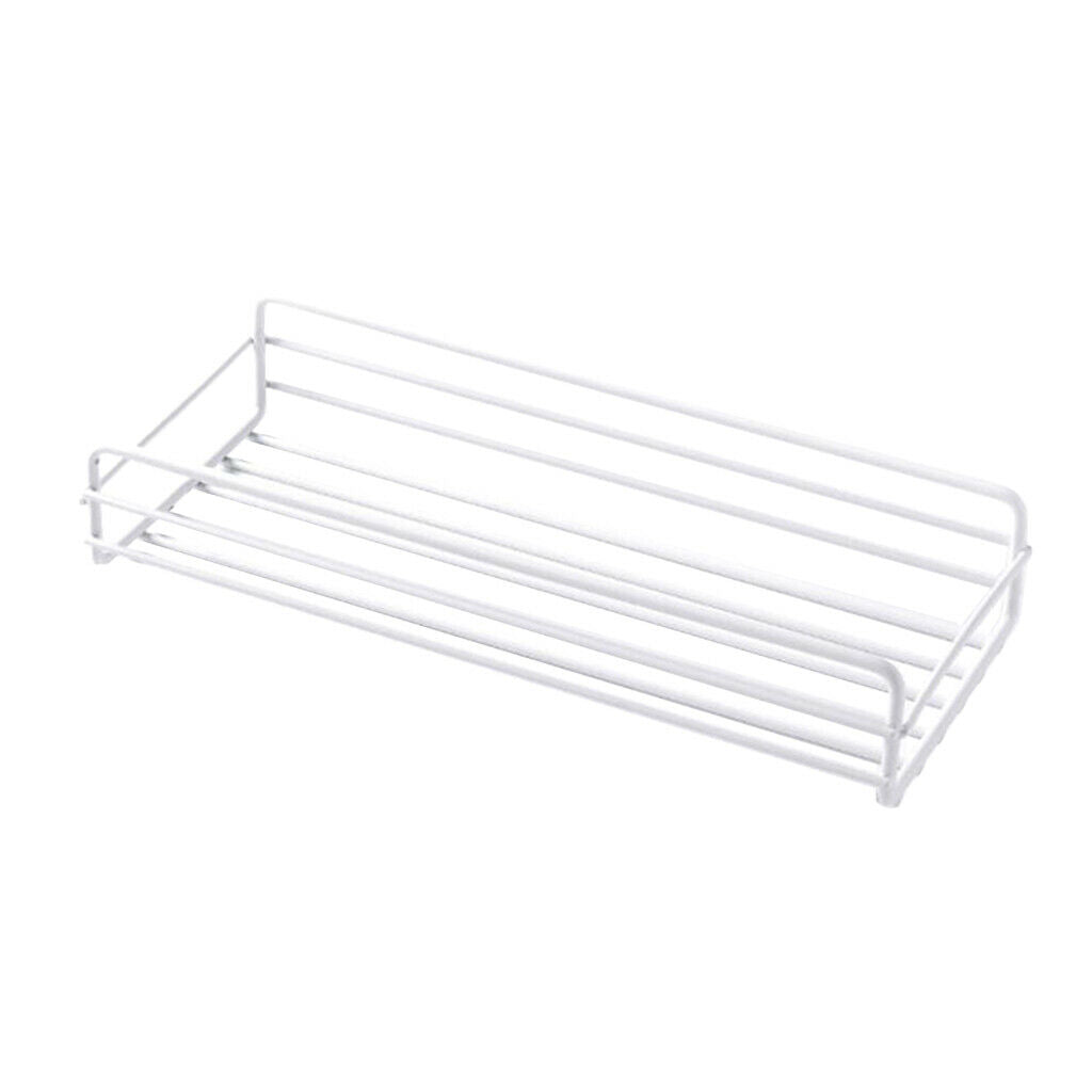 2Pieces Metal Wire Iron Bathroom Towels Basket Storage Shelf For Kitchen