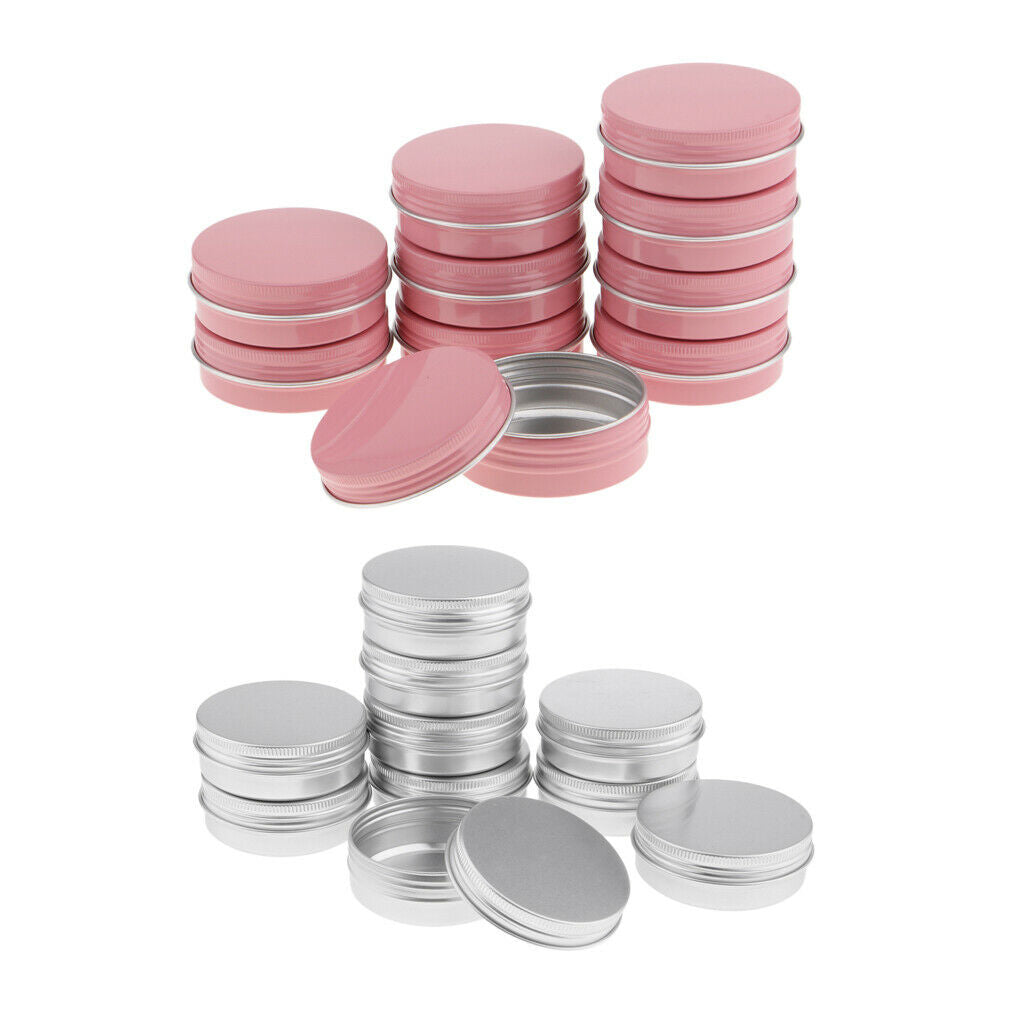 20pcs Empty Cosmetic Containers Container for Make-Up / Glitter Storage / Candle