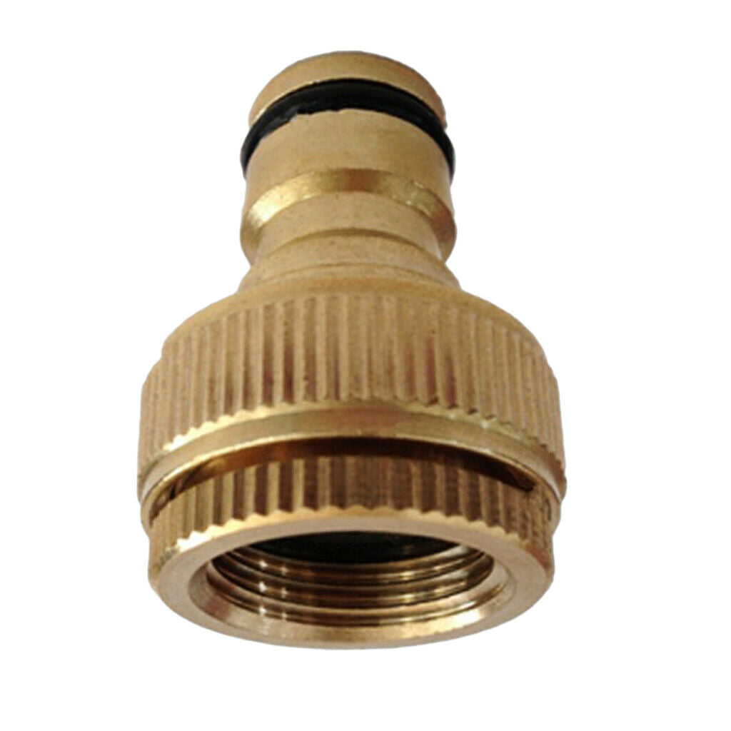 3/4 inch and 1/2 inch Brass Garden Faucet Hose Tap Water Connector Adaptor