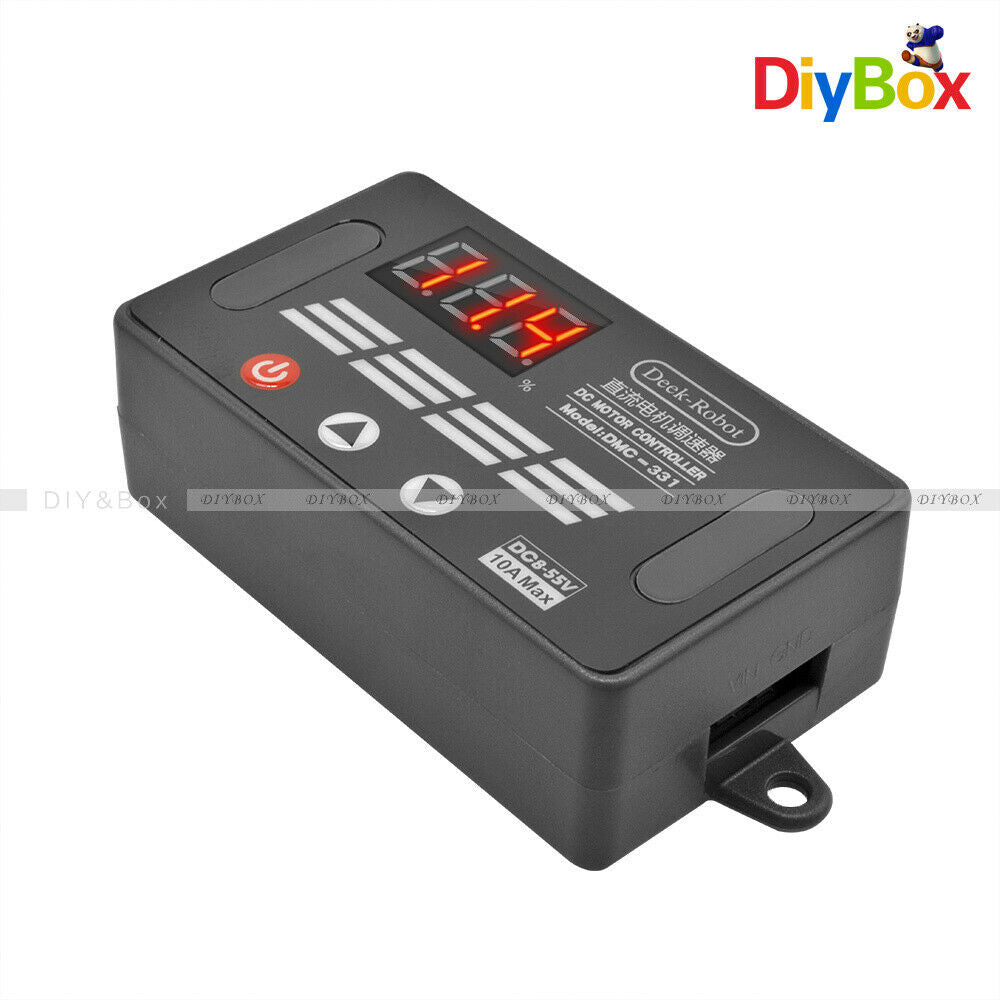 Digital LED Display 8-55V Max 10A PWM DC Motor Speed Regulator Power Controller