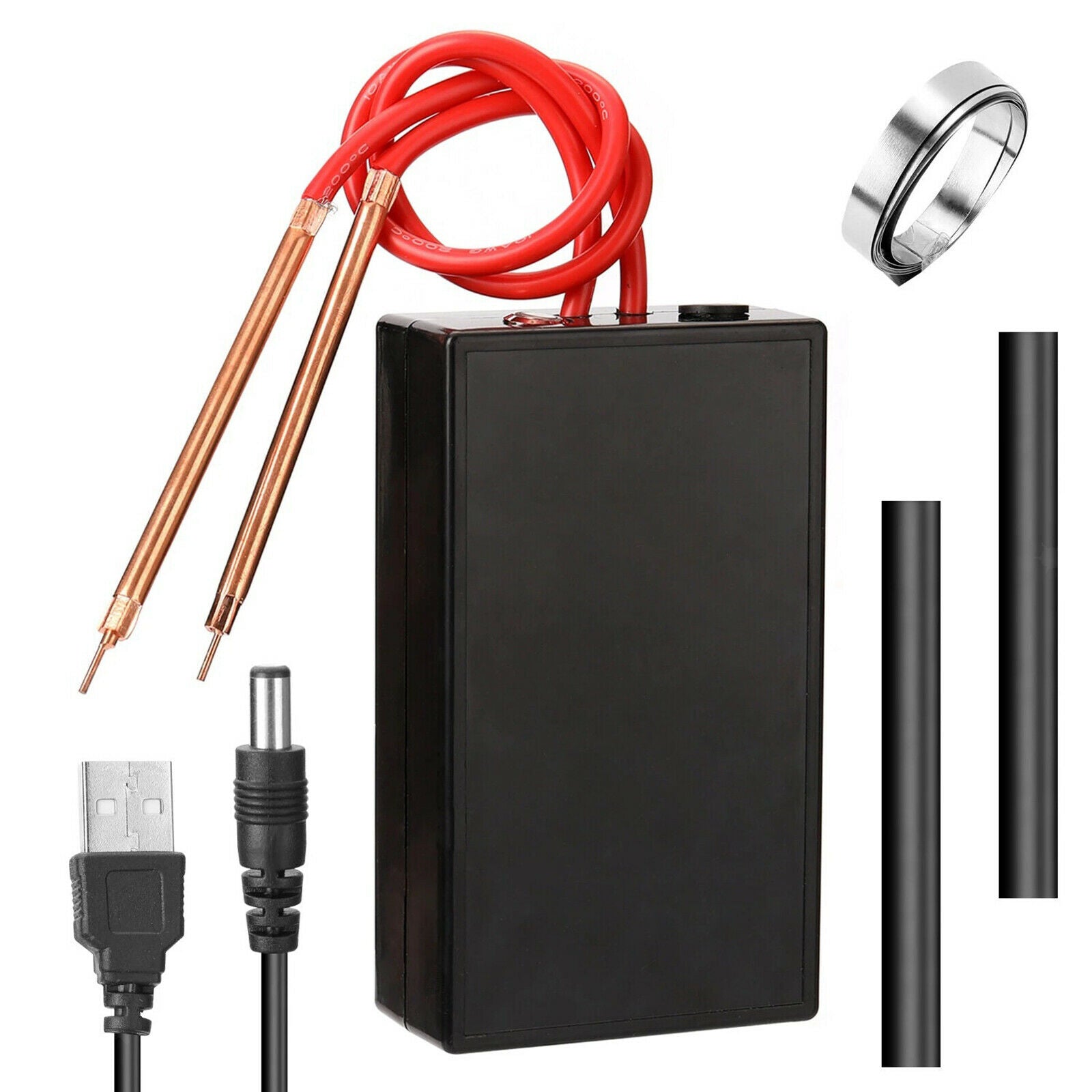 6 Gears Adjustable Spot Welder Tool Mini with Nickel Sheet for 18650 Battery