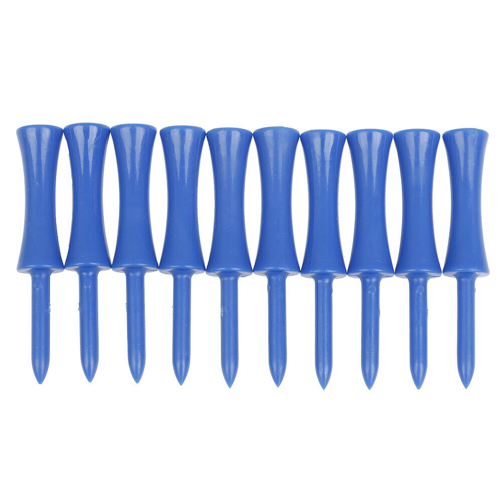 50Pcs/set Plastic Step Down Golf Tees Height Control Blue 2.68 inch~ii tHSJCA