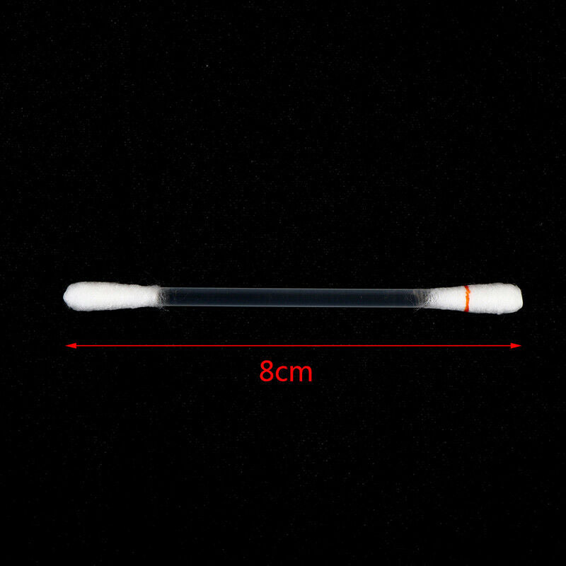 50pcs Vitamin E Oil Swabs Stick VE Cotton Swab Protect Lip Gum Anti-dry Moist KX