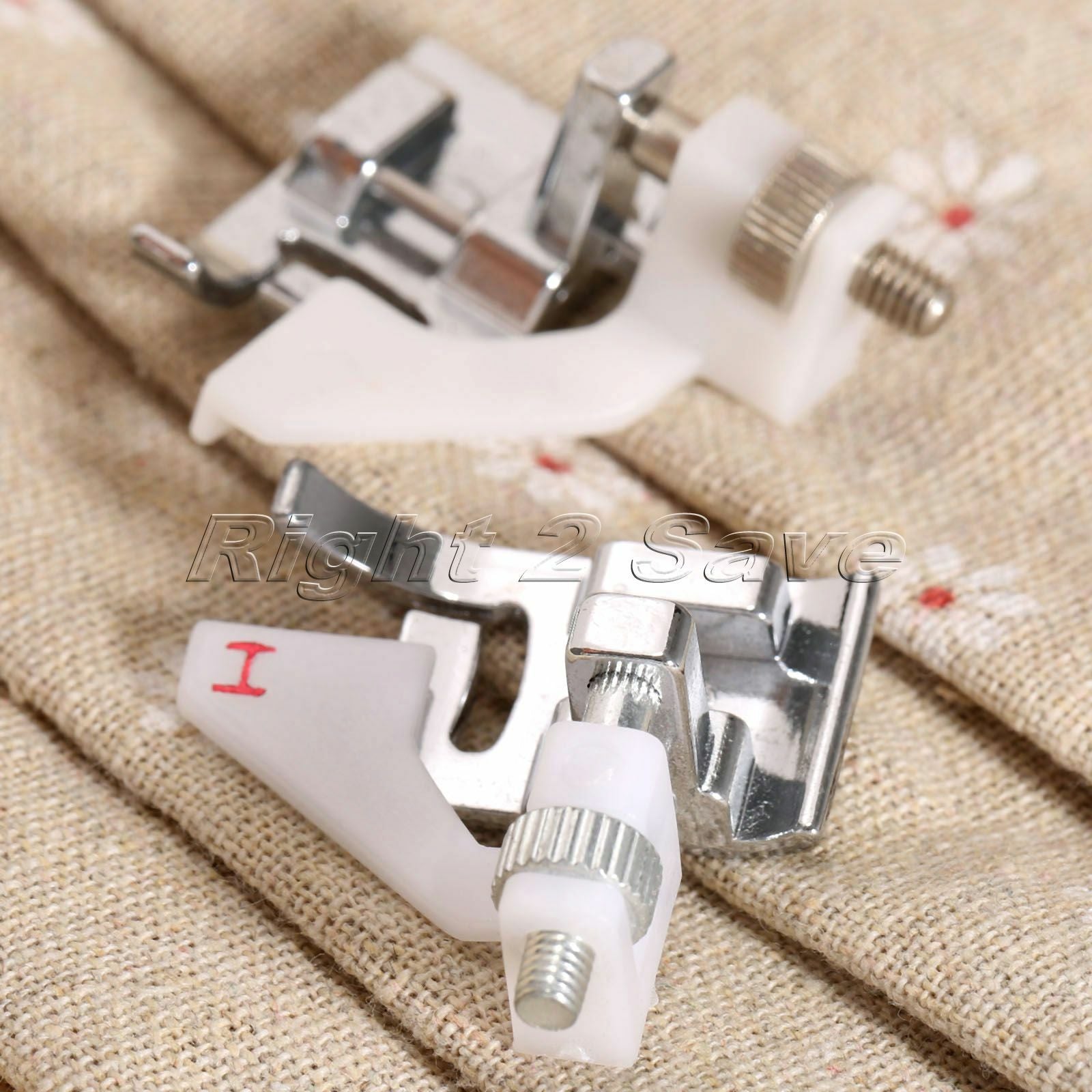 Snap On Blind Hem Sewing Machine Presser Foot Metal Edge Stitching Embellishing