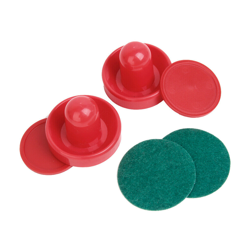 Air hockey  lot 2 x air hockey sticks + 2 x air hockey puck