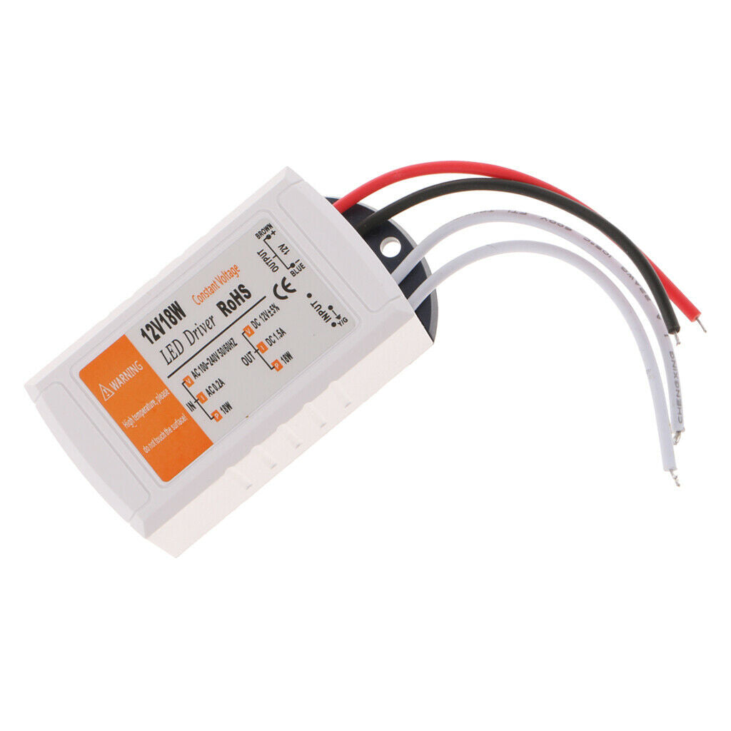 Outdoor LED Transformer , LED Driver to 12V DC Output , for LED Light 18W