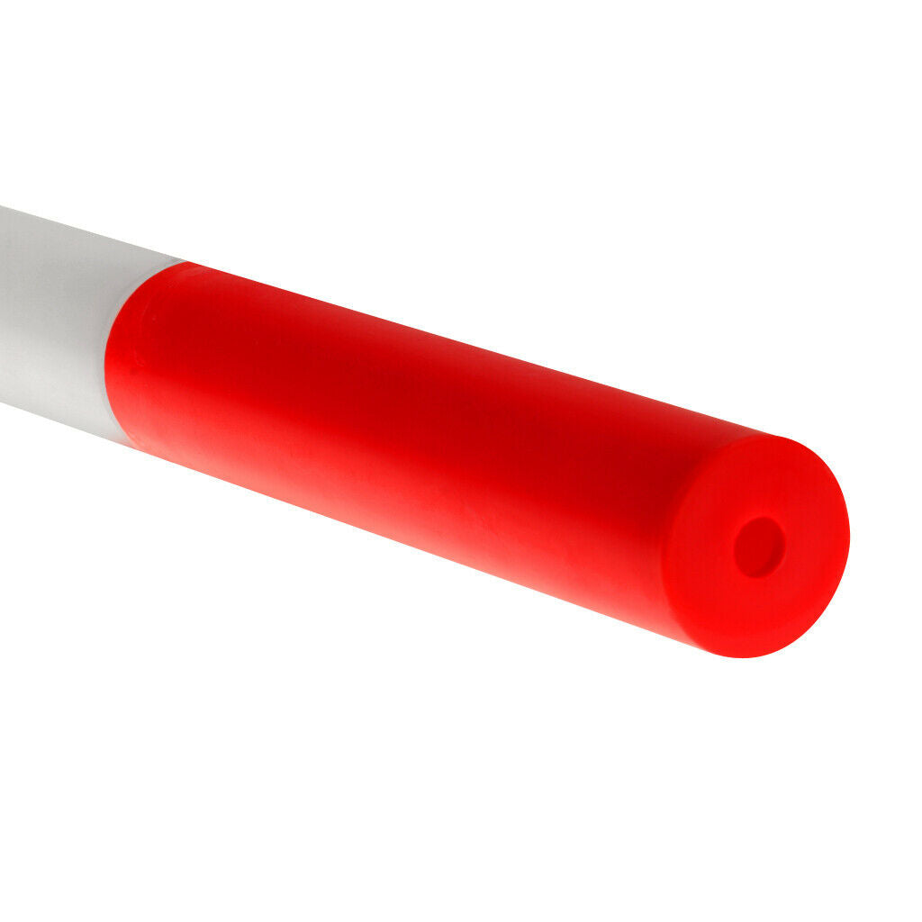 Red White Plastic Athletic Track and Field Running Racing Relay Baton