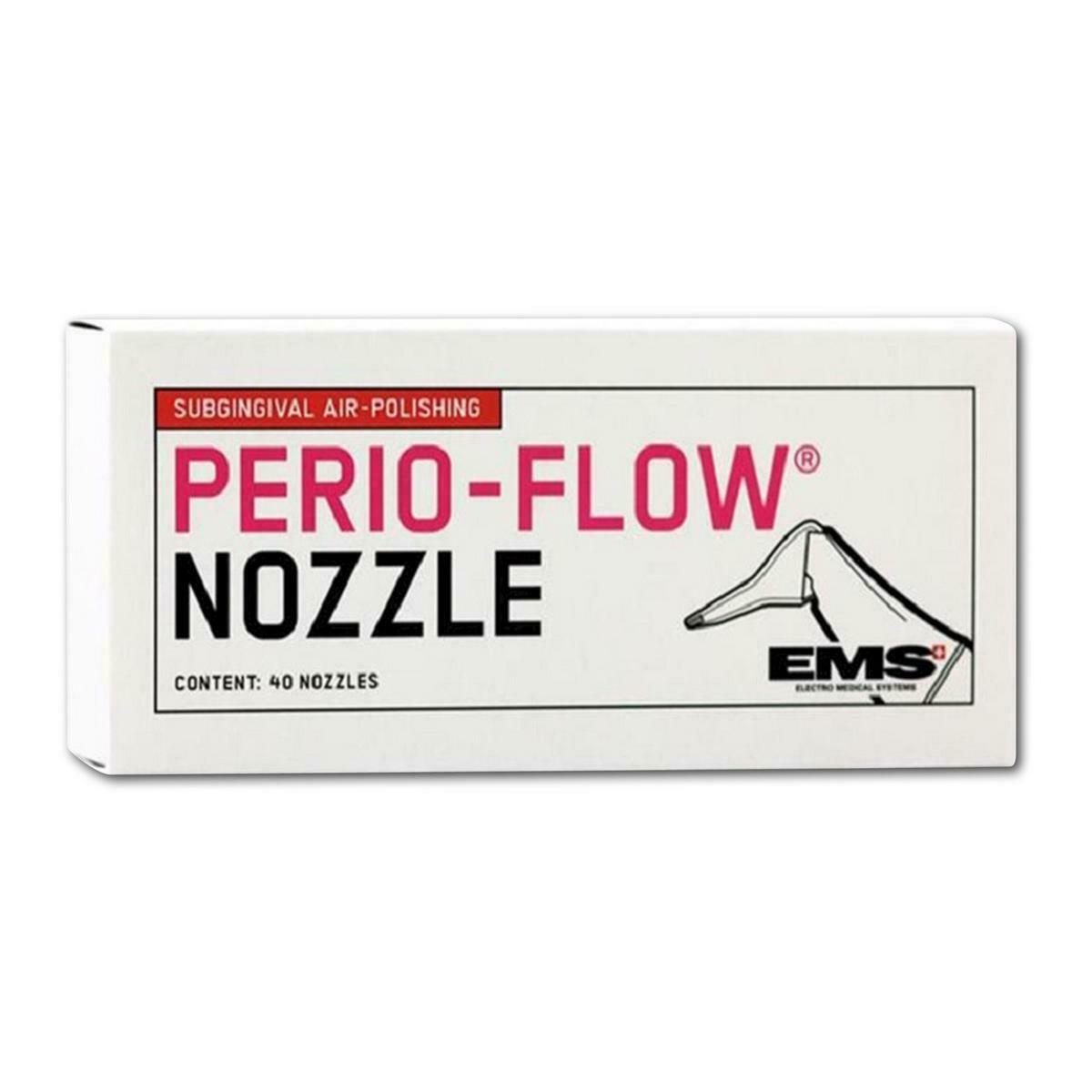 Single-use nozzle Perio-Flow nozzles with depth markings. - 40pcs - Ems