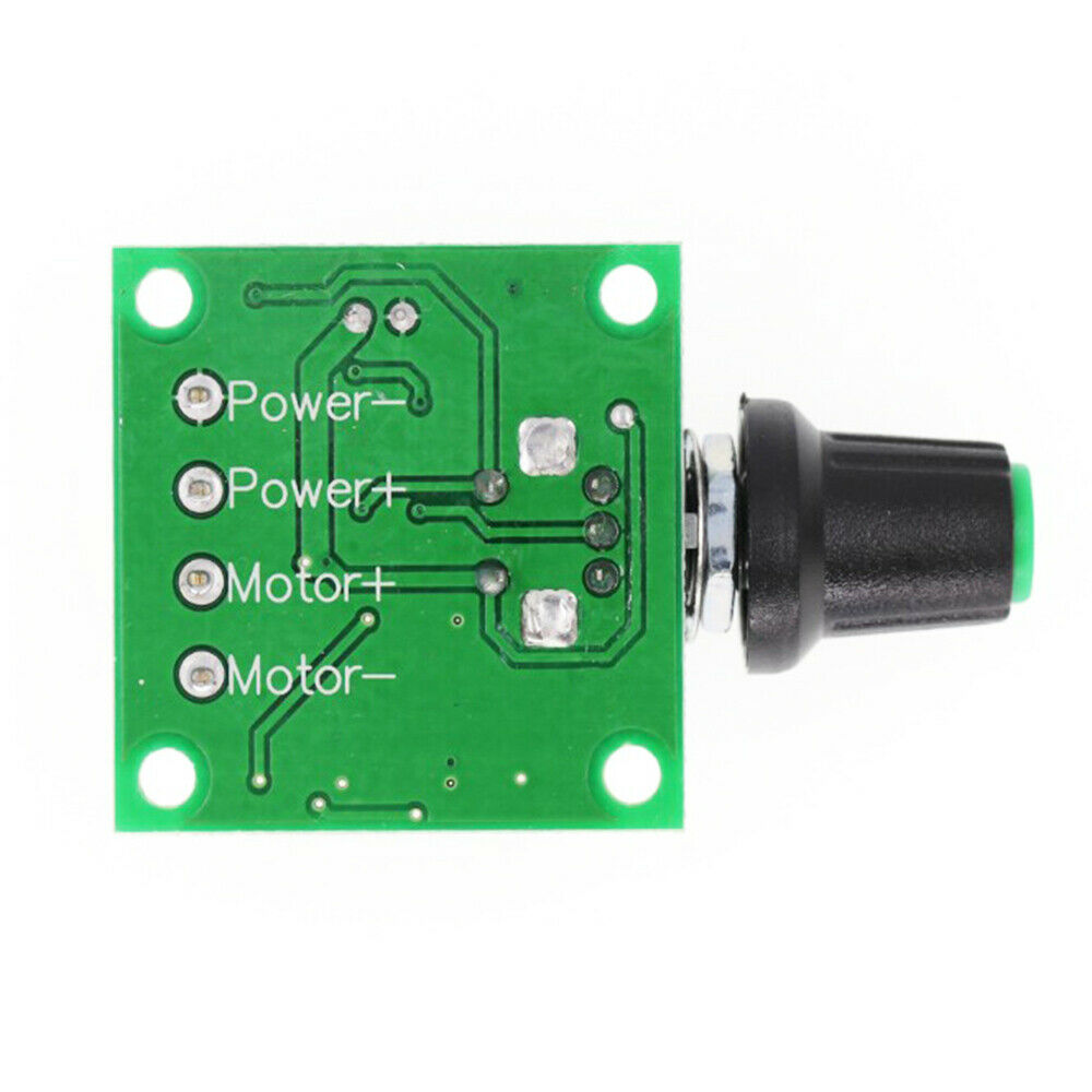 DC 2A 1.8V 3V 5V 6V 12V PWM Low Voltage Adjustable Switch Motor Speed Controller
