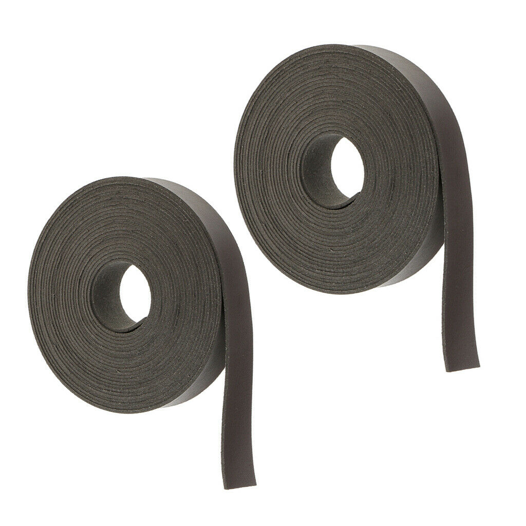 Pack of 2 Multipurpose 5.5Yard PU Leather Strap Strips Belt Leathercraft