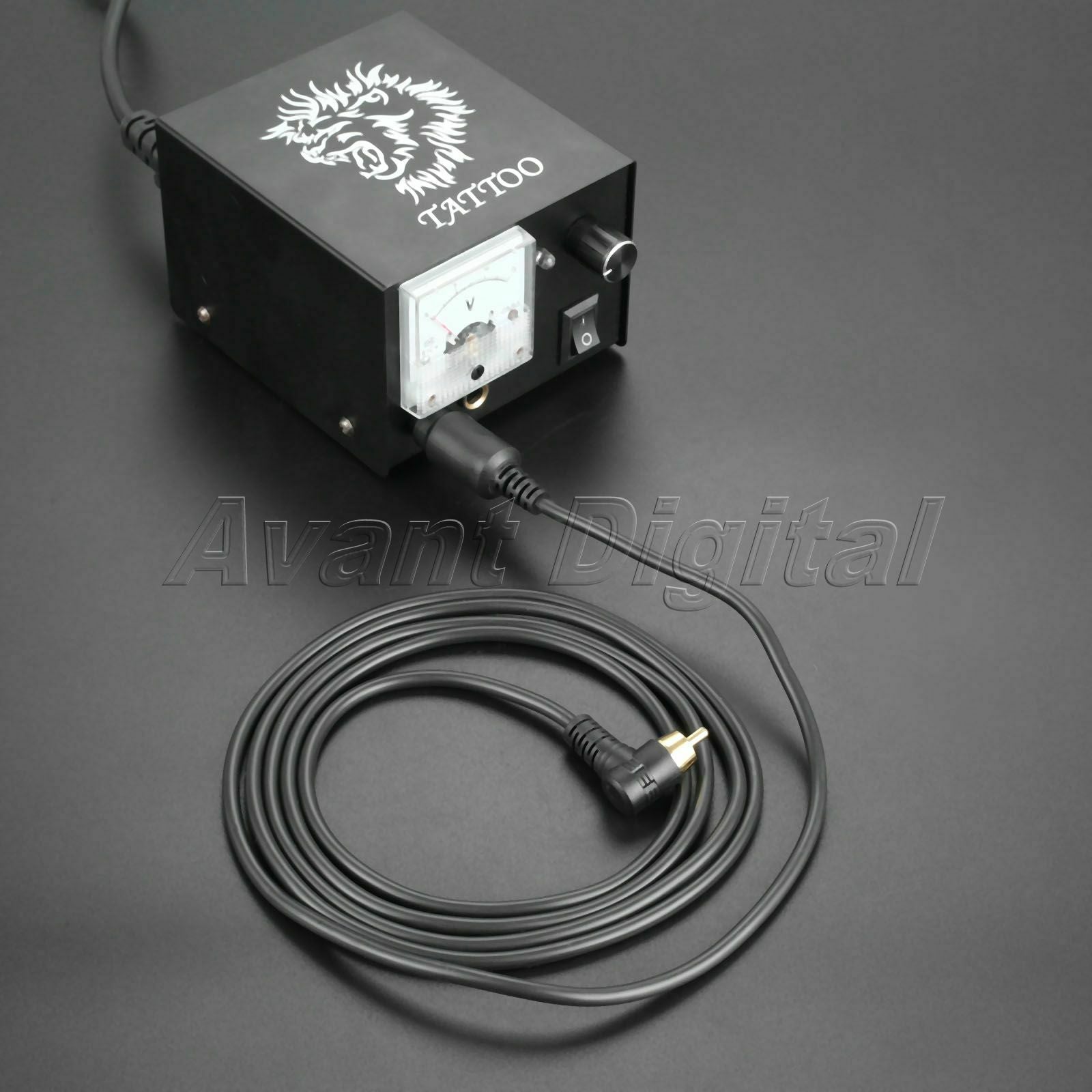 2M Metal Silicone Clip Cord RCA Plug for Tattoo Machine Power Supply Accessories