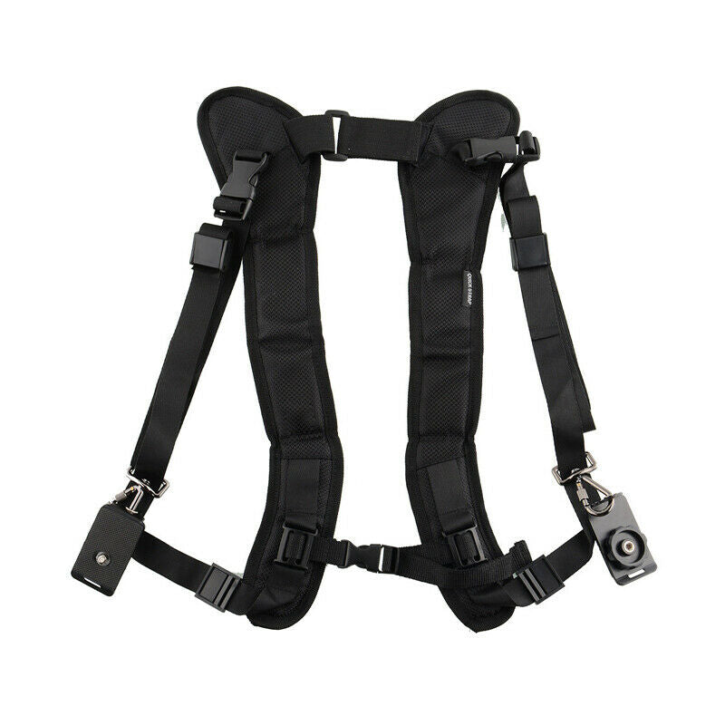 Shoulder Strap Belt Sling For 2 Digital DSLR SLR binoculars Quick Digital Camera